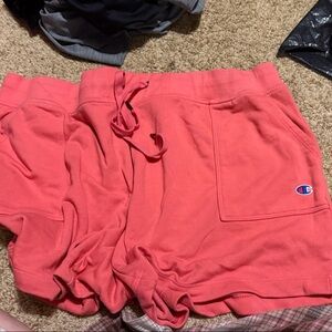 Champion Vibrant Coral Shorts